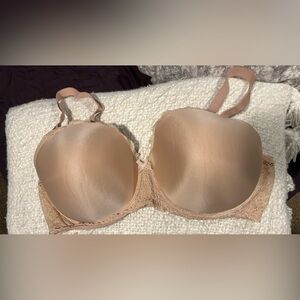 Victoria's Secret Dream Angel Bra Lined Demi 38DDD Tan Color